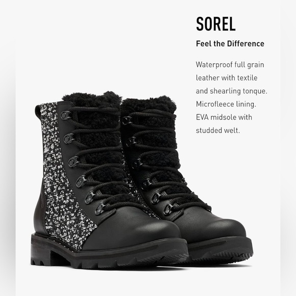 Sorel Women's Lennox Lace Cozy Waterproof Boots - Picture 11 of 16